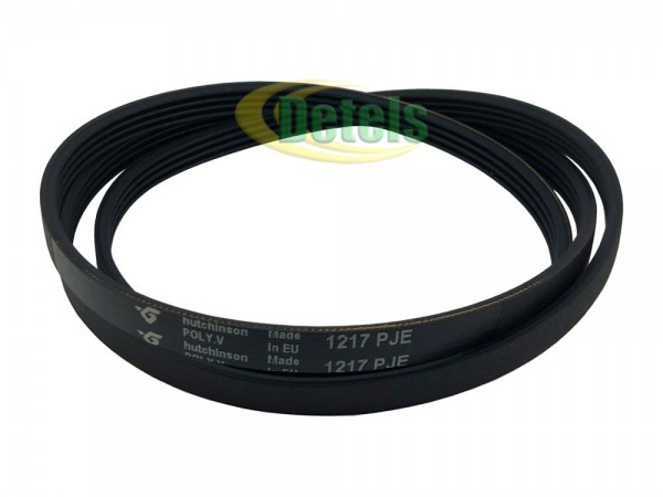 Ремінь Hutchinson 1217 J MAEL 124021100 для пральної машини Zanussi, Electrolux, AEG (50220974005) Ремінь Hutchinson 1217 J MAEL 124021100 для пральної машини Zanussi, Electrolux, AEG (50220974005)