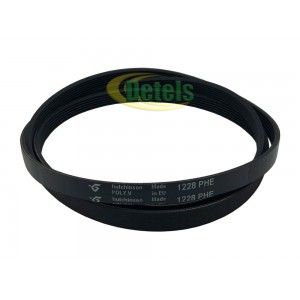 Ремень Hutchinson 6EPH 1228 / 1228 PHE 42022763 для стиральной машины Whirlpool, Zanussi, Vestel (50295499003) Ремень Hutchinson 6EPH 1228 / 1228 PHE 42022763 для стиральной машины Whirlpool, Zanussi, Vestel (50295499003)