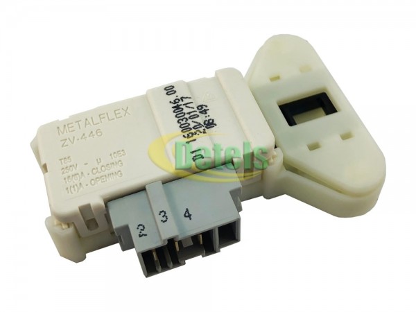 Замок люка (УБЛ) Metalflex ZV-446 160030046.00 для пральної машини Indesit, Ariston (C00306612) Замок люка (УБЛ) Metalflex ZV-446 160030046.00 для пральної машини Indesit, Ariston (C00306612)
