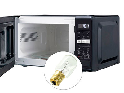 Як поміняти лампочку в мікрохвильовій печі?