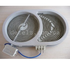 Конфорка Eika 1800/1000W для стеклокерамической плиты Whirlpool, Bauknecht (4812..