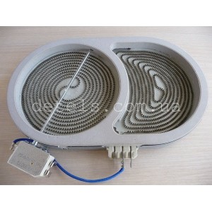 Конфорка Eika 1800/1000W для стеклокерамической плиты Whirlpool, Bauknecht (481231018896) Конфорка Eika 1800/1000W для стеклокерамической плиты Whirlpool, Bauknecht (481231018896)
