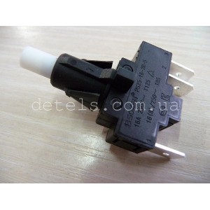 Кнопка розжига (поджига) Soken PS25-16-2R-5 для газовой плиты Gefest (ПКН-506-444, ПКН 506-222)
