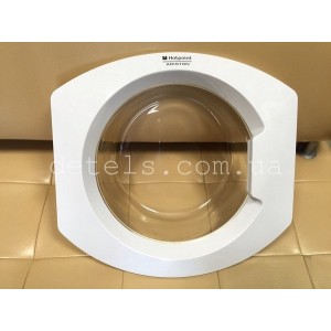 Люк (дверка) стиральной машины Hotpoint Ariston (C00267744) б/у
