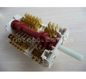 Перемикач режимів духовки 11HE-045 для плити Zanussi, Electrolux, AEG (330316200..