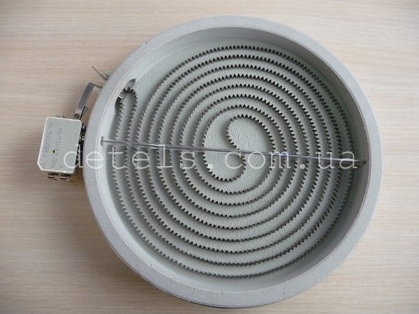 Конфорка Eika 230mm 2300W для склокерамічної плити Indesit, Ariston, Whirlpool (C00264629, 482000030720)