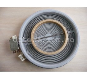 Конфорка EGO HiLight для склокерамічної електроплити 230/120 мм, 2200/750W (1051..