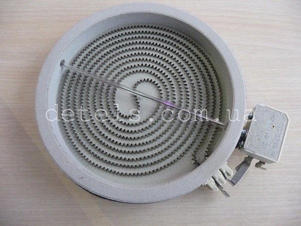 Конфорка (тен) Eika 180mm 1400W для склокерамічної поверхні Ariston, Hotpoint-Ariston, Indesit (C00259729)